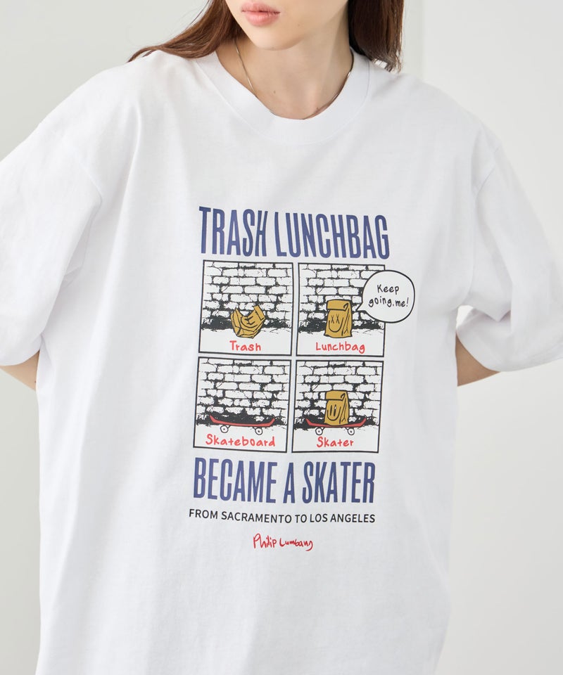 Philip Lumbang レギュラーシルエット グラフィックプリント 半袖Tシャツ メンズ メール便 対応商品商品画像-6