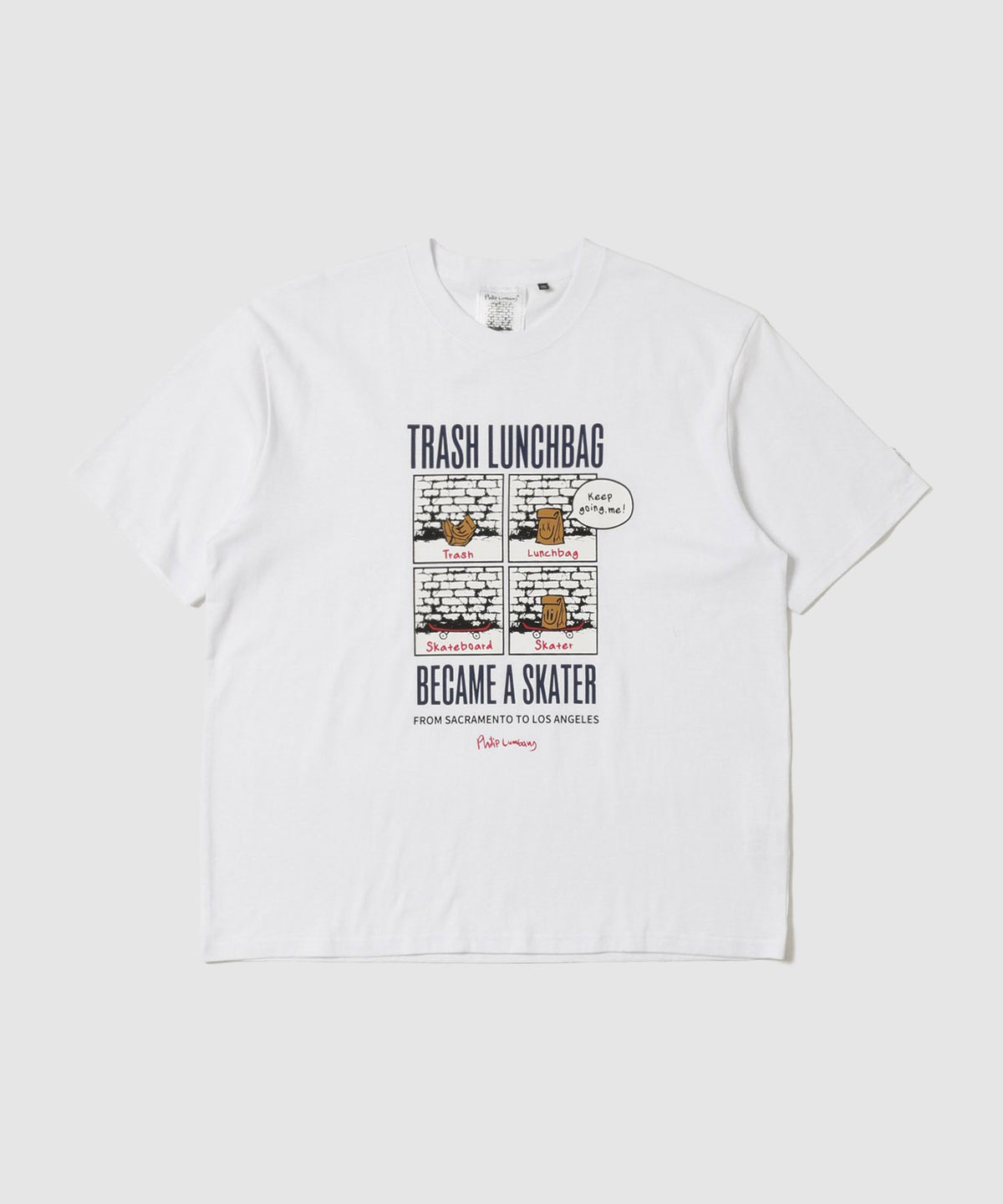Philip Lumbang レギュラーシルエット グラフィックプリント 半袖Tシャツ メンズ メール便 対応商品