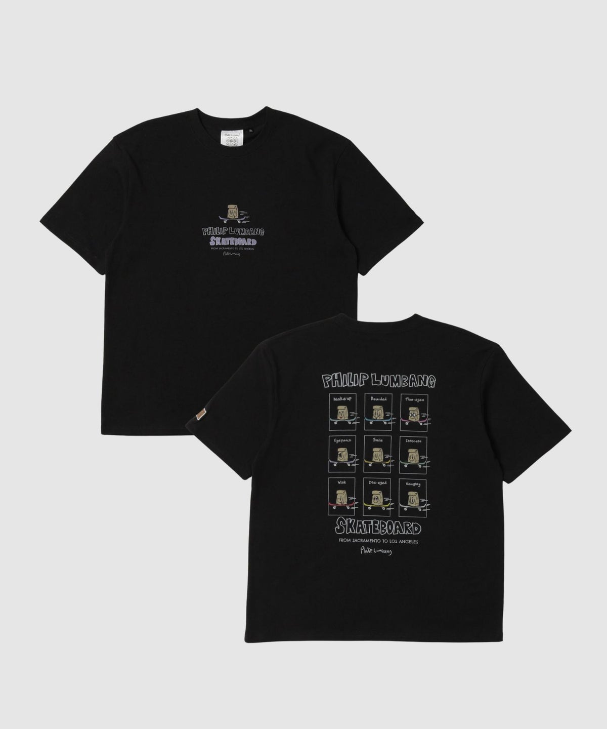 Philip Lumbang レギュラーシルエット グラフィックプリント 半袖Tシャツ メンズ メール便 対応商品