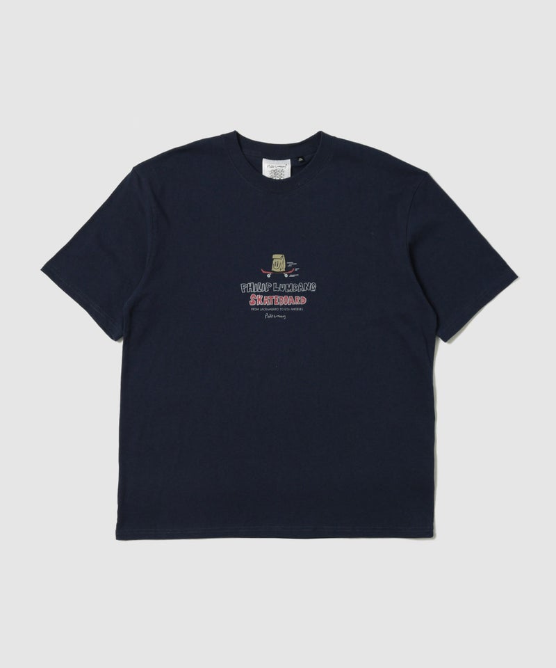 Philip Lumbang  レギュラーシルエット グラフィックプリント 半袖Tシャツ メンズ メール便 対応商品商品画像-4
