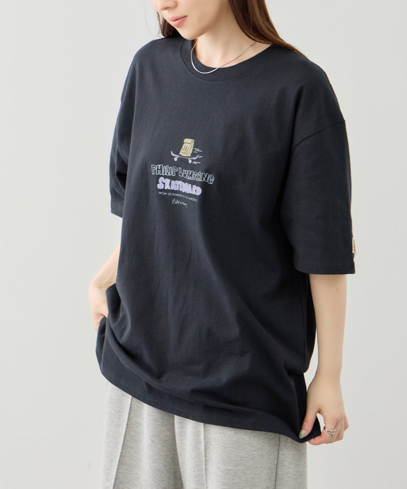 Philip Lumbang レギュラーシルエット グラフィックプリント 半袖Tシャツ メンズ メール便 対応商品商品画像-5