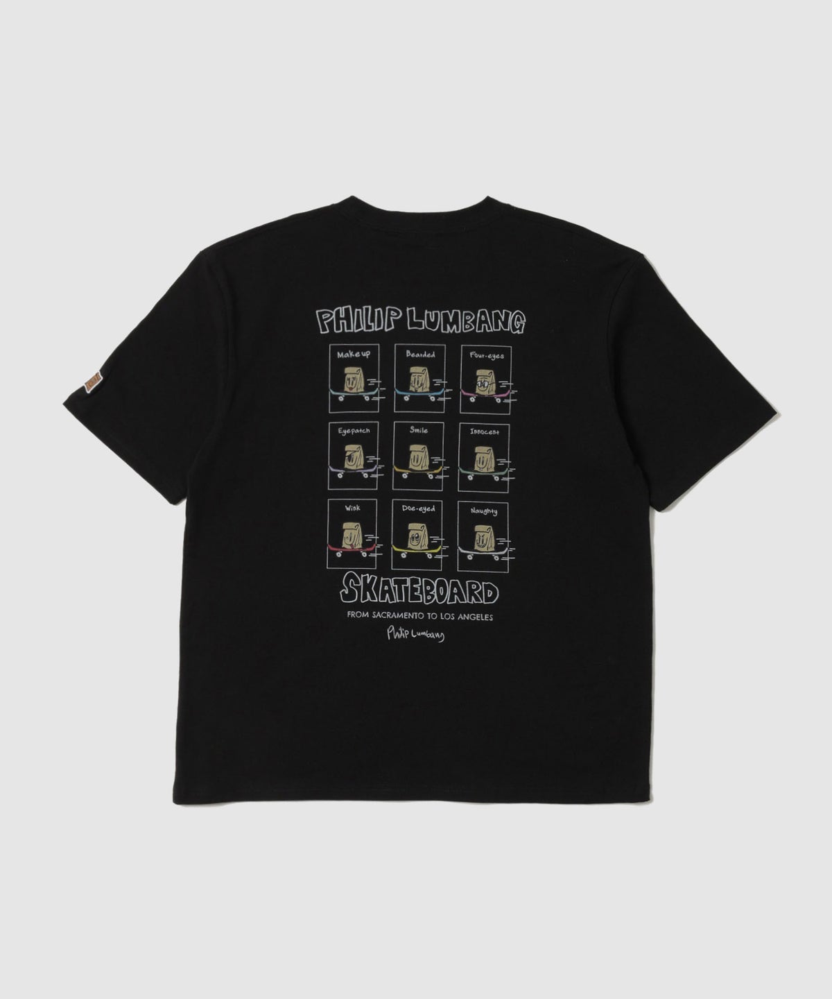 Philip Lumbang レギュラーシルエット グラフィックプリント 半袖Tシャツ メンズ メール便 対応商品
