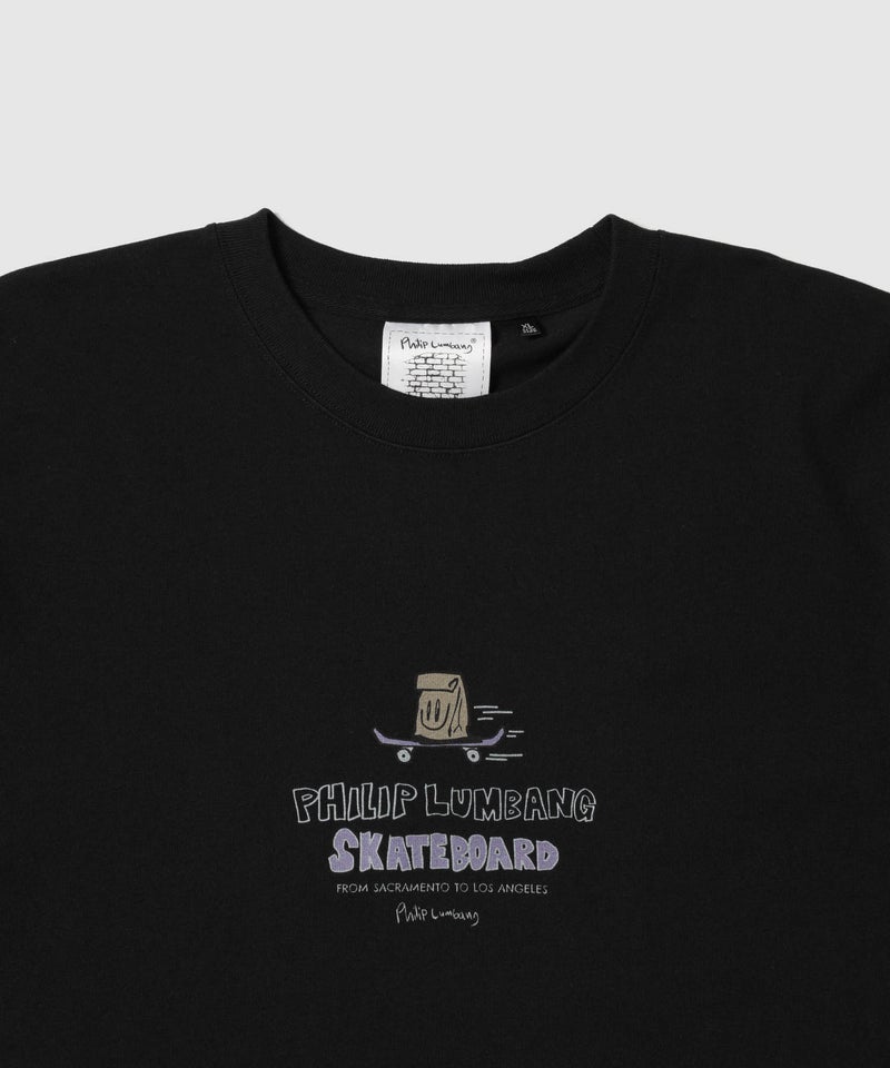 Philip Lumbang レギュラーシルエット グラフィックプリント 半袖Tシャツ メンズ メール便 対応商品商品画像-6
