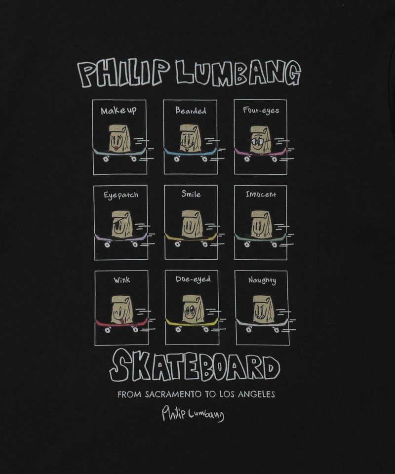 Philip Lumbang レギュラーシルエット グラフィックプリント 半袖Tシャツ メンズ メール便 対応商品商品画像-7