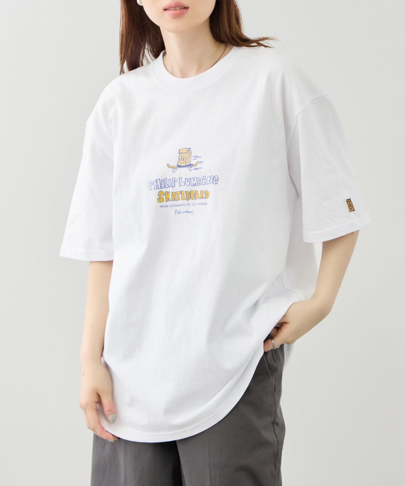 Philip Lumbang  レギュラーシルエット グラフィックプリント 半袖Tシャツ メンズ メール便 対応商品商品画像-8