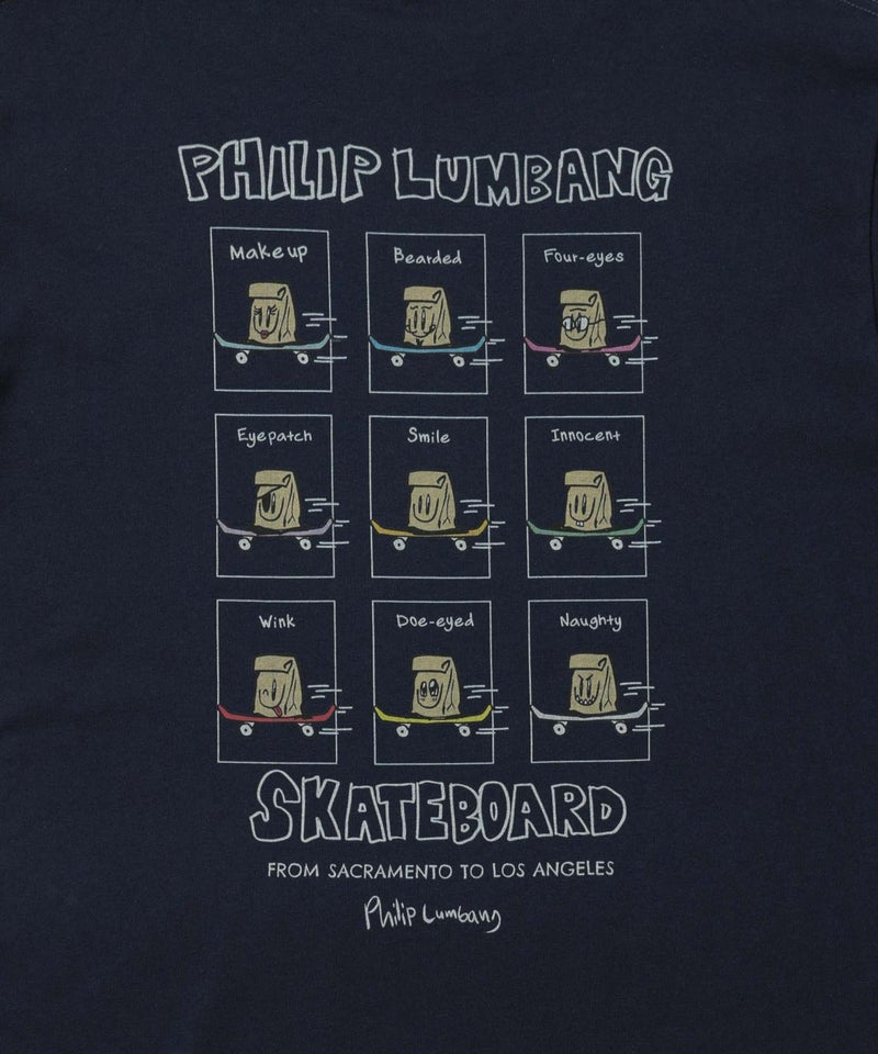Philip Lumbang レギュラーシルエット グラフィックプリント 半袖Tシャツ メンズ メール便 対応商品商品画像-9