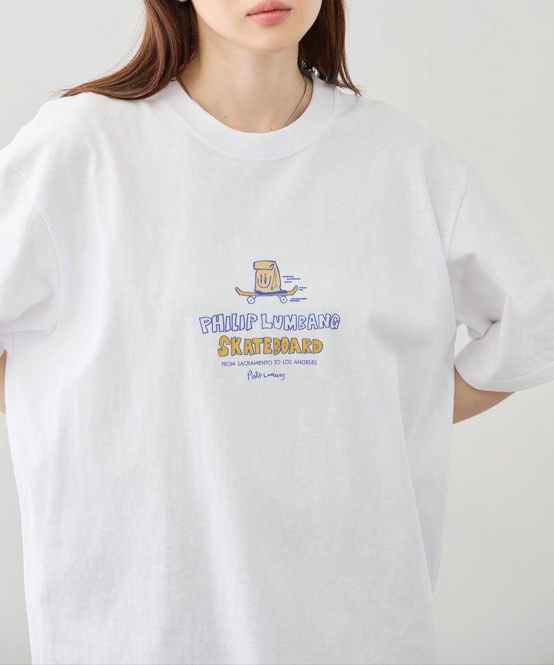 Philip Lumbang  レギュラーシルエット グラフィックプリント 半袖Tシャツ メンズ メール便 対応商品商品画像-9