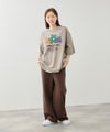 Philip Lumbang  フラワーグラフィック ワールドツアー風ロゴプリント 半袖Tシャツ メンズ メール便 対応商品商品サムネイル-12