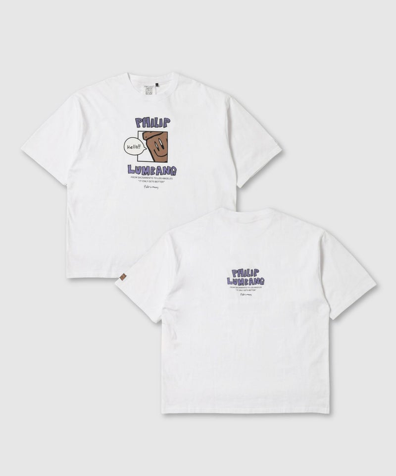 Philip Lumbang ランチバッググラフィック ロゴプリント 半袖Tシャツ メンズ メール便 対応商品商品画像-1