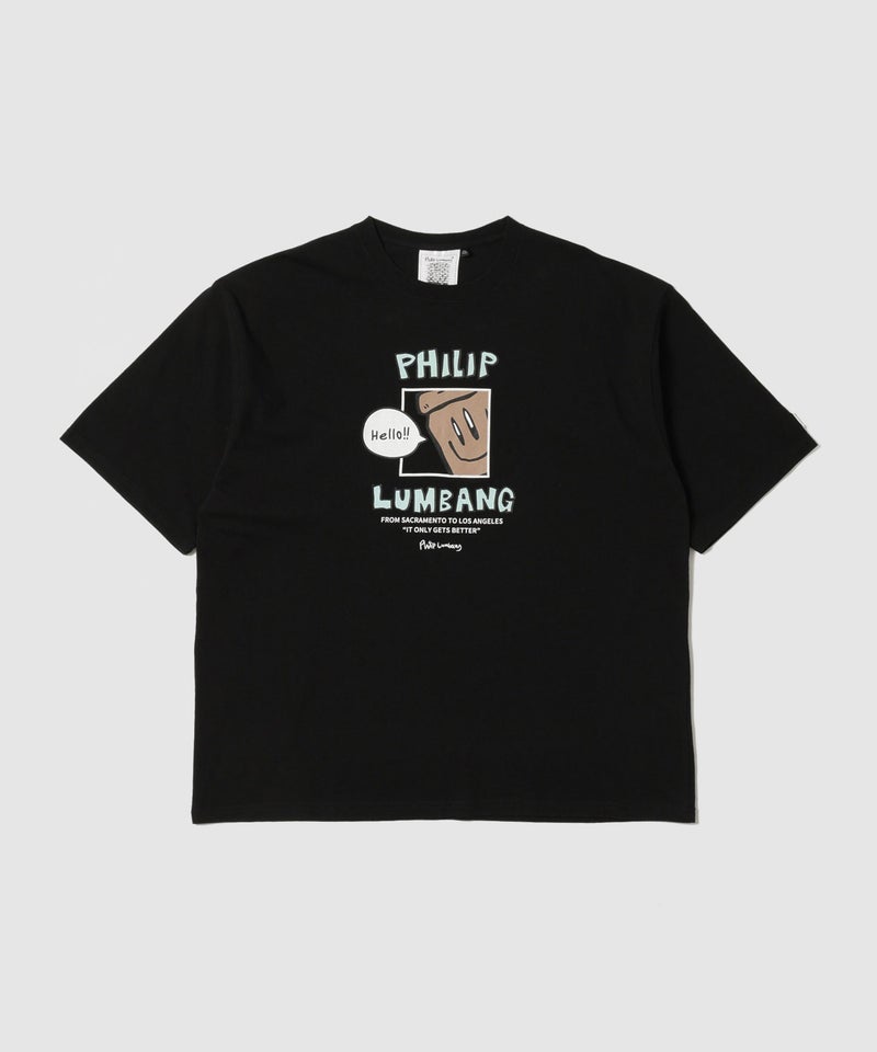 Philip Lumbang ランチバッググラフィック ロゴプリント 半袖Tシャツ メンズ メール便 対応商品商品画像-3