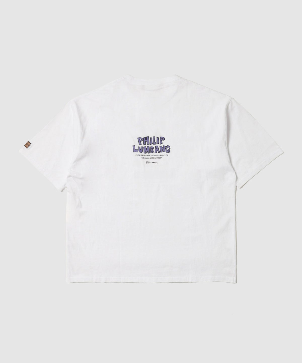 Philip Lumbang ランチバッググラフィック ロゴプリント 半袖Tシャツ メンズ メール便 対応商品