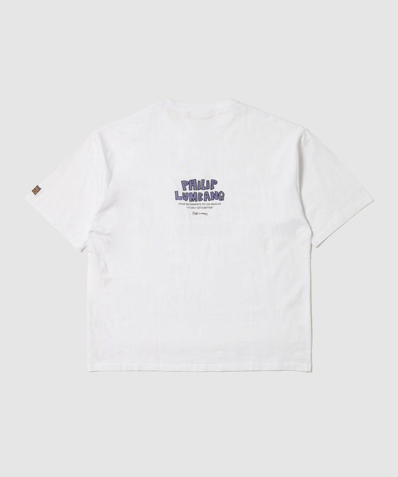 Philip Lumbang ランチバッググラフィック ロゴプリント 半袖Tシャツ メンズ メール便 対応商品商品画像-5