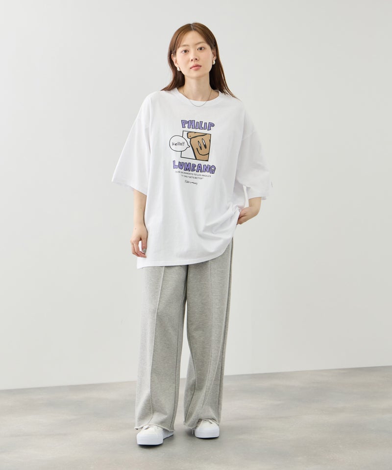 Philip Lumbang  ランチバッググラフィック ロゴプリント 半袖Tシャツ メンズ メール便 対応商品商品画像-6