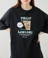 Philip Lumbang ランチバッググラフィック ロゴプリント 半袖Tシャツ メンズ メール便 対応商品商品サムネイル-7