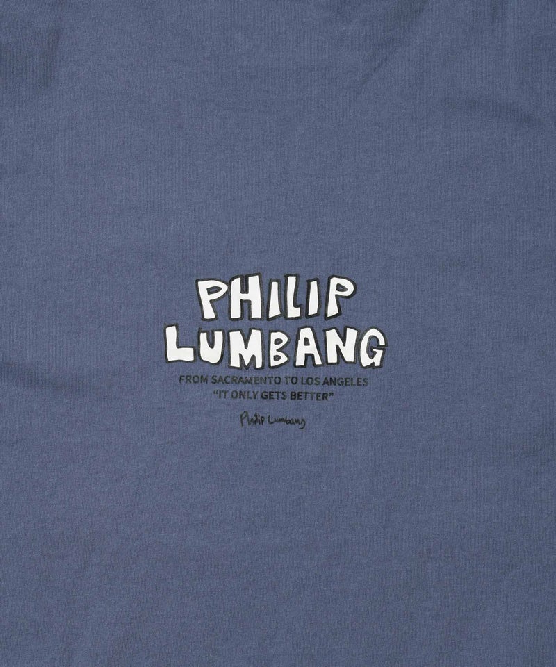 Philip Lumbang ランチバッググラフィック ロゴプリント 半袖Tシャツ メンズ メール便 対応商品商品画像-9