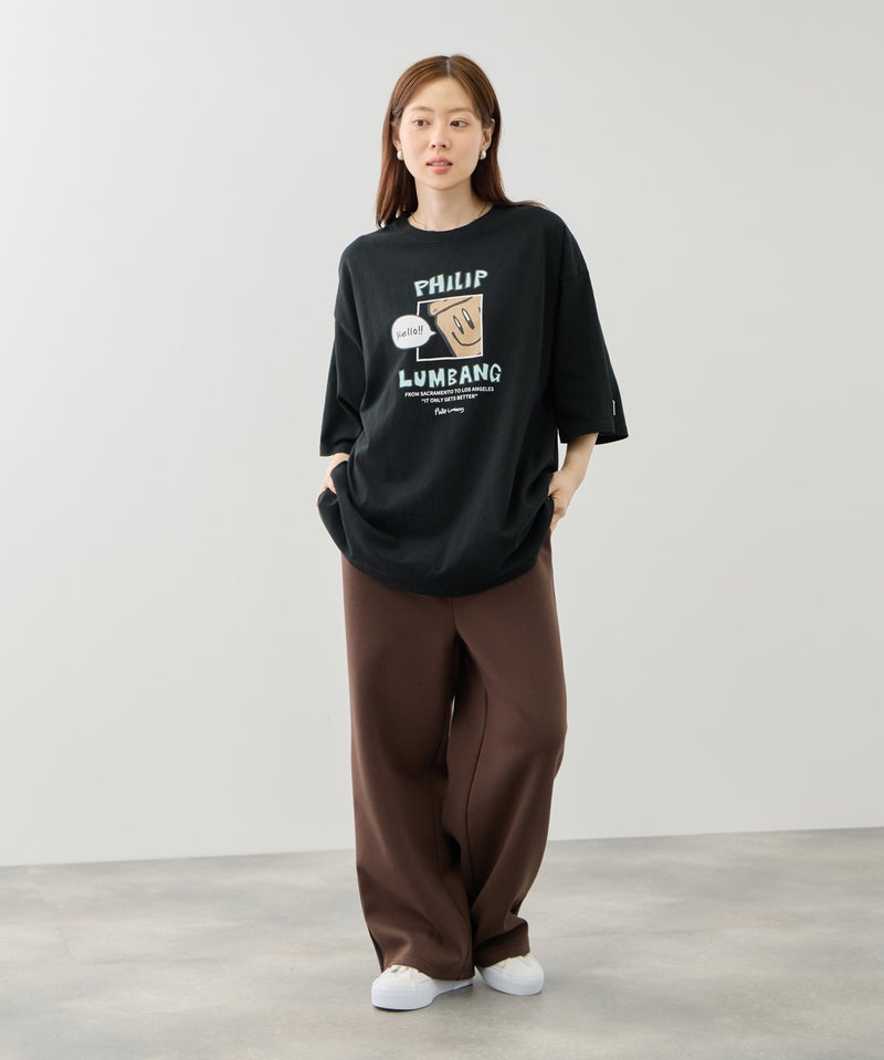 Philip Lumbang ランチバッググラフィック ロゴプリント 半袖Tシャツ メンズ メール便 対応商品商品画像-9