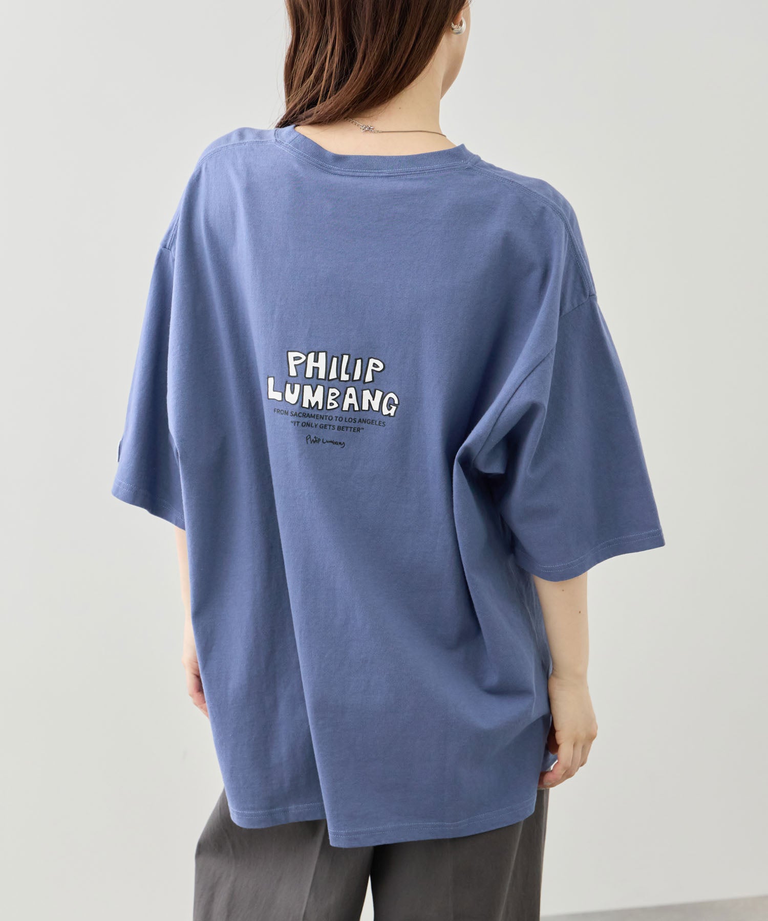 Philip Lumbang ランチバッググラフィック ロゴプリント 半袖Tシャツ