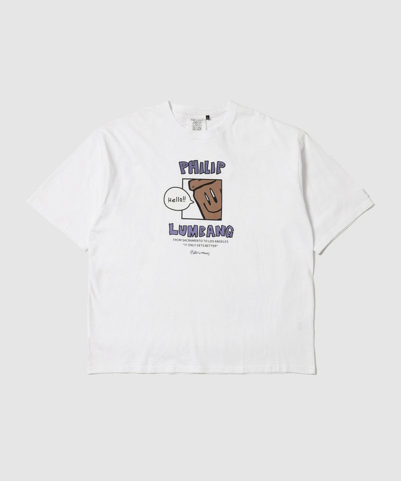 Philip Lumbang ランチバッググラフィック ロゴプリント 半袖Tシャツ メンズ メール便 対応商品商品画像-13