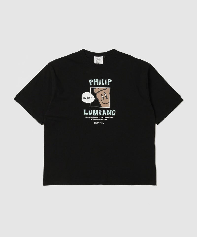 Philip Lumbang  ランチバッググラフィック ロゴプリント 半袖Tシャツ メンズ メール便 対応商品商品画像-14