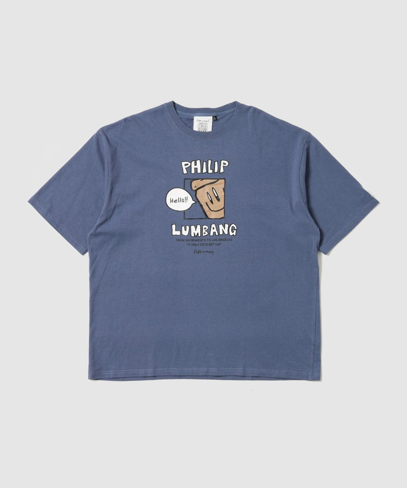 Philip Lumbang ランチバッググラフィック ロゴプリント 半袖Tシャツ メンズ メール便 対応商品商品画像-15