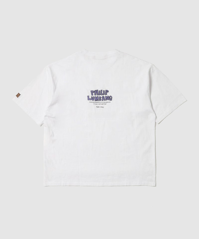 Philip Lumbang  ランチバッググラフィック ロゴプリント 半袖Tシャツ メンズ メール便 対応商品商品画像-16