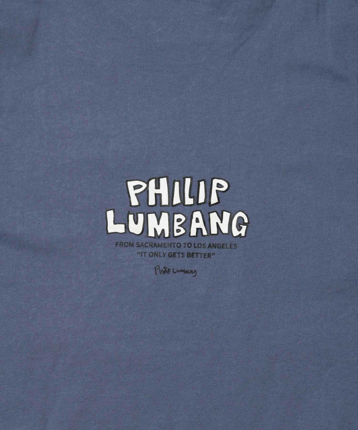 Philip Lumbang ランチバッググラフィック ロゴプリント 半袖Tシャツ メンズ メール便 対応商品