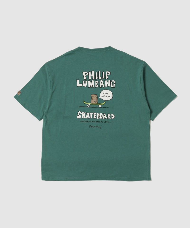 Philip Lumbang スケートボード グラフィック 半袖Tシャツ メンズ メール便 対応商品商品画像-1