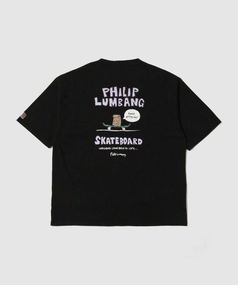Philip Lumbang スケートボード グラフィック 半袖Tシャツ メンズ メール便 対応商品商品画像-4