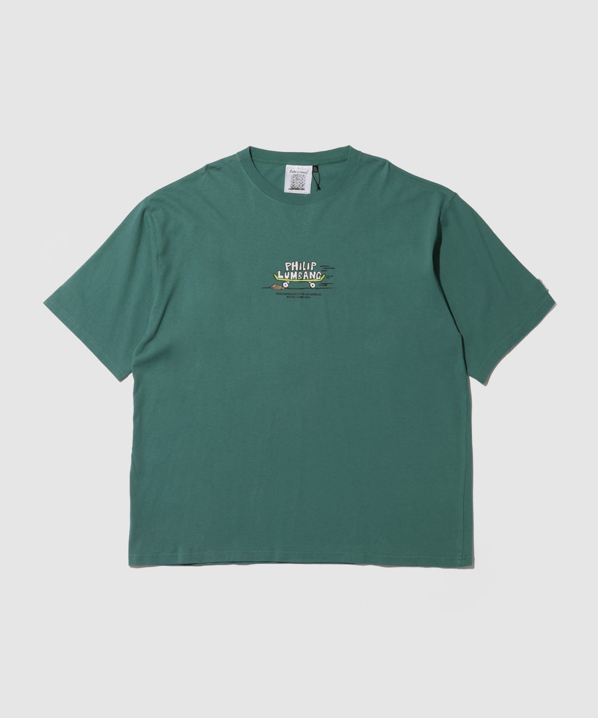 Philip Lumbang スケートボード グラフィック 半袖Tシャツ メンズ メール便 対応商品
