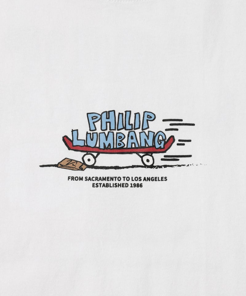 Philip Lumbang スケートボード グラフィック 半袖Tシャツ メンズ メール便 対応商品商品画像-7