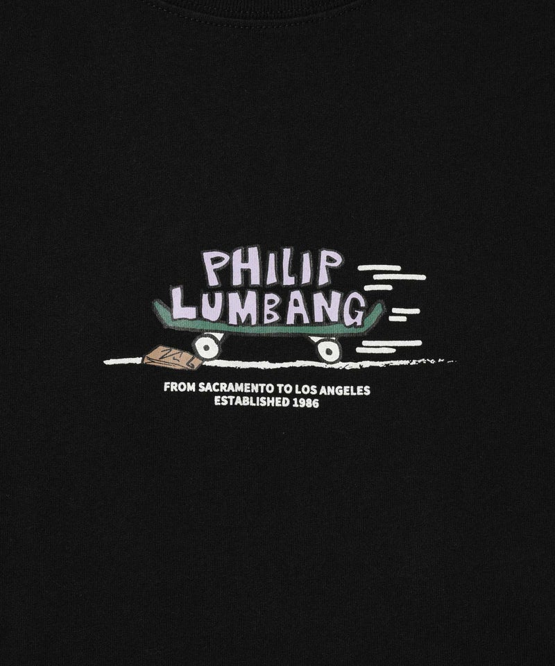 Philip Lumbang スケートボード グラフィック 半袖Tシャツ メンズ メール便 対応商品商品画像-8