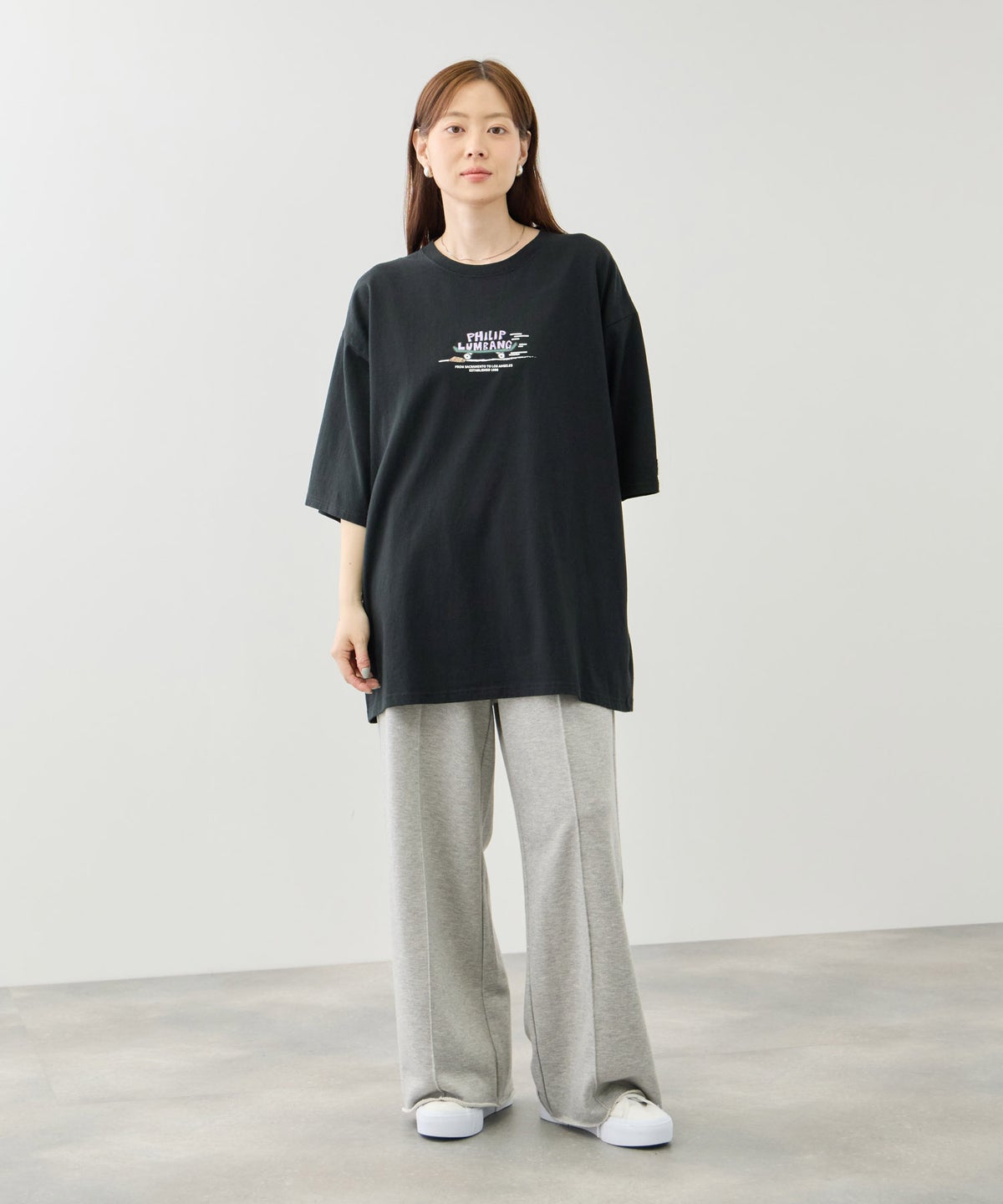 Philip Lumbang スケートボード グラフィック 半袖Tシャツ メンズ メール便 対応商品