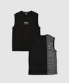 Norton パネル切替 バックロゴプリント アメリカンスリーブTシャツ メンズ メール便 対応商品商品サムネイル-2