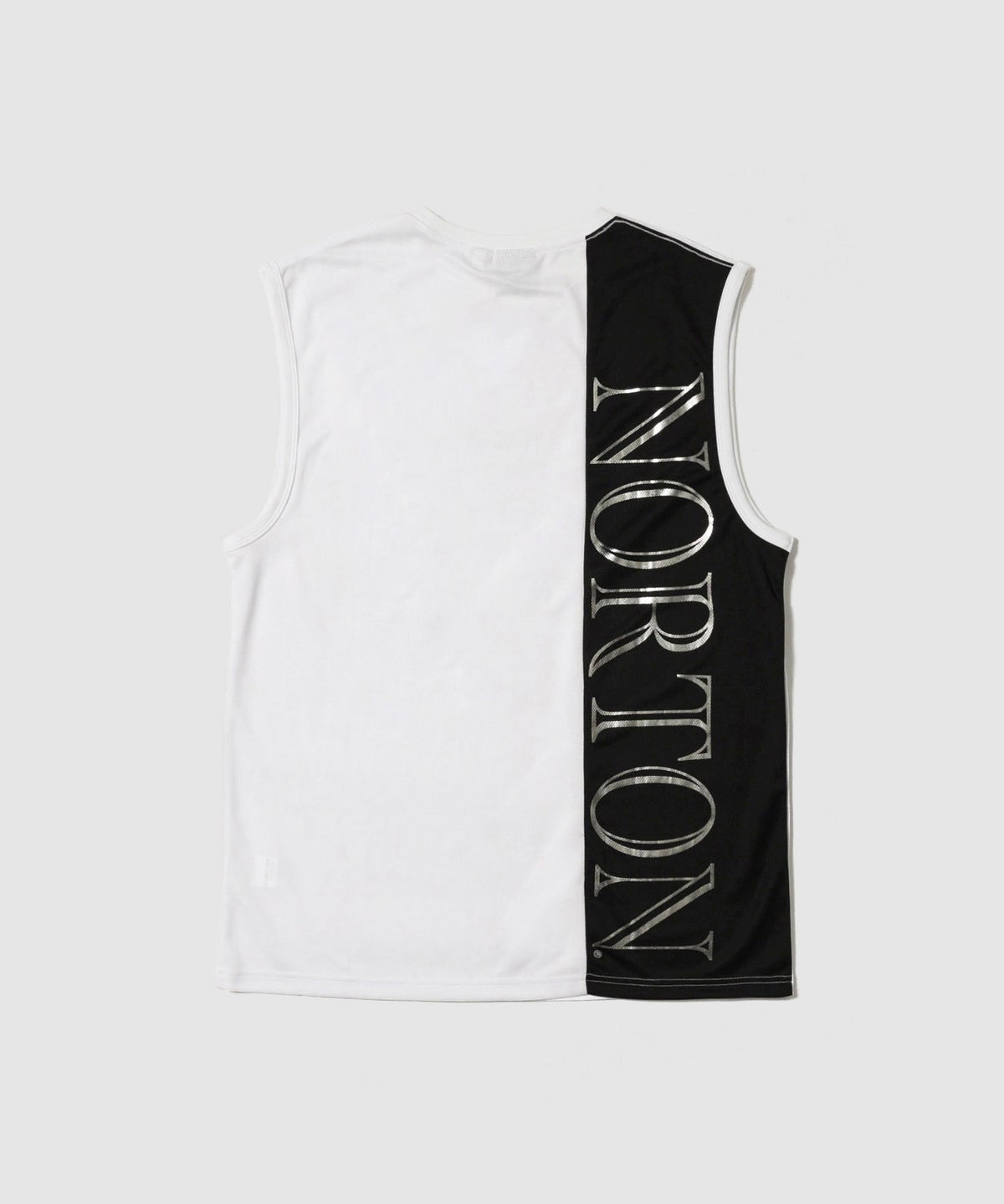 Norton パネル切替 バックロゴプリント アメリカンスリーブTシャツ メンズ メール便 対応商品