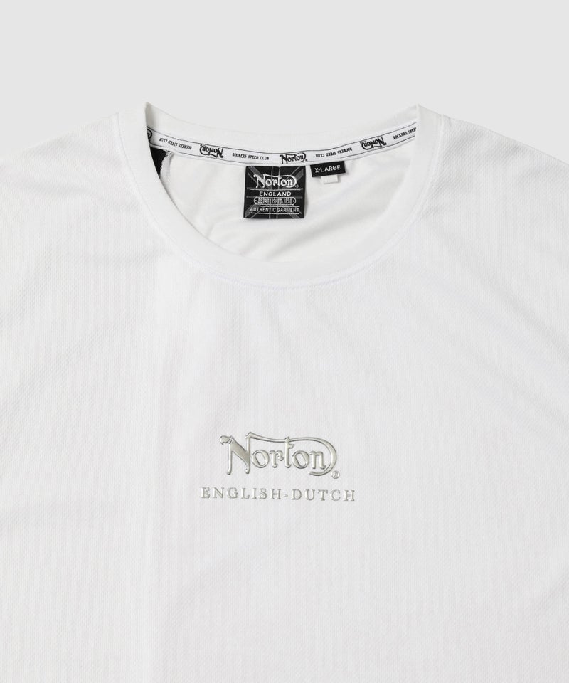 Norton  パネル切替 バックロゴプリント アメリカンスリーブTシャツ メンズ メール便 対応商品商品画像-7