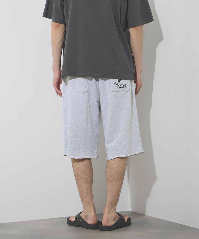 [値下げ]Philip Lumbang  ヴィンテージ加工ダブルニースウェットハーフパンツ メンズ商品画像-4