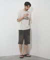 Philip Lumbang ヴィンテージ加工ダブルニースウェットハーフパンツ メンズ商品サムネイル-9