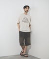 Philip Lumbang ヴィンテージ加工ダブルニースウェットハーフパンツ メンズ商品サムネイル-10