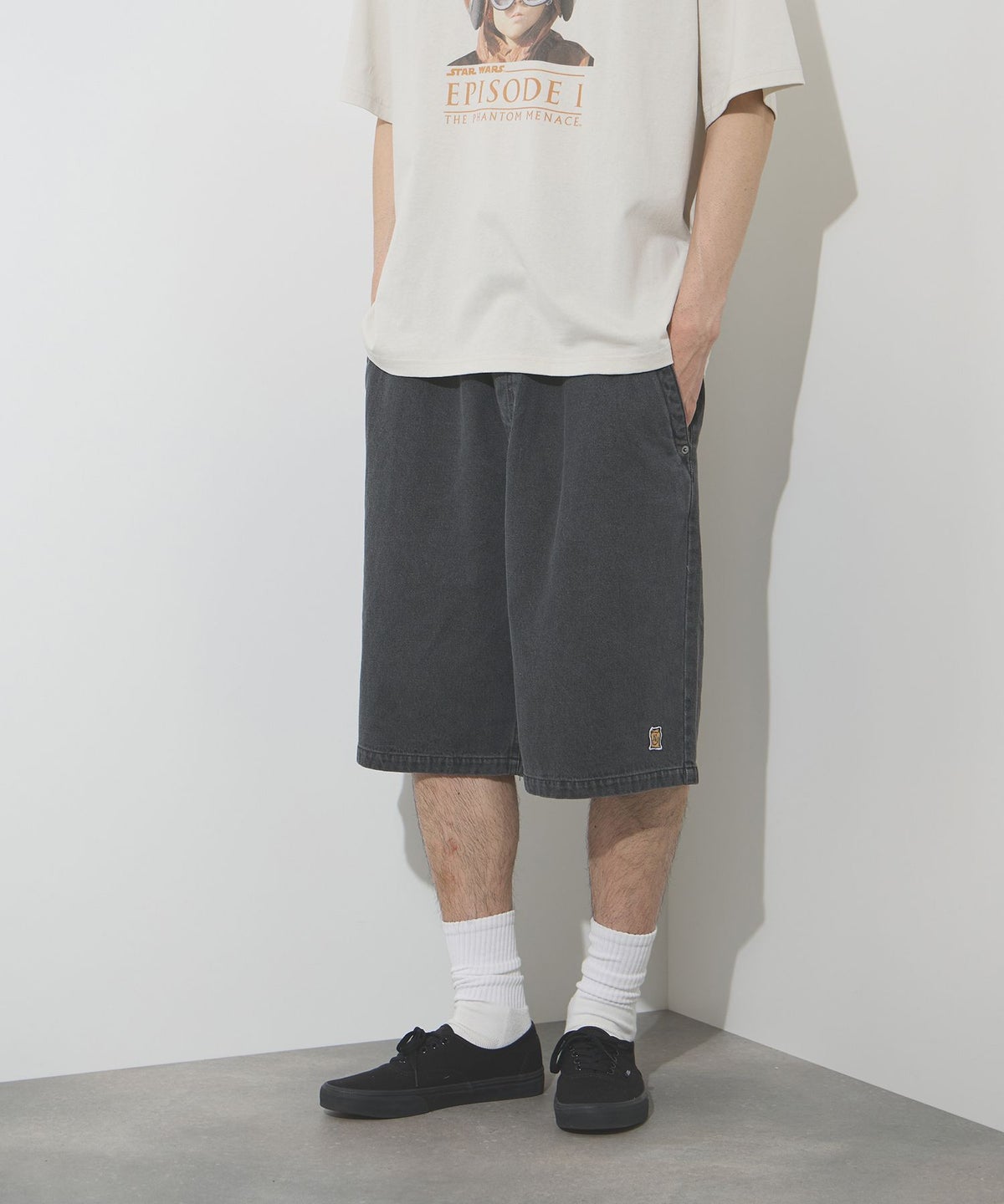 Philip Lumbang イージーデニムショートパンツ メンズ