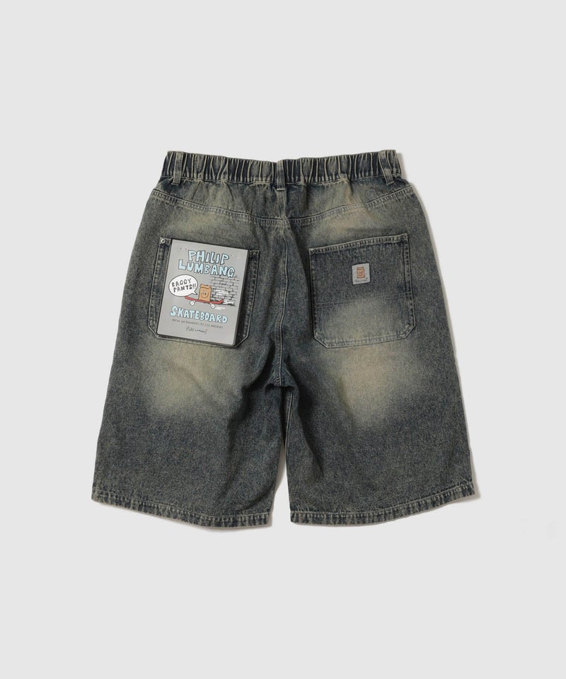 Philip Lumbang  イージーデニムショートパンツ メンズ商品画像-3