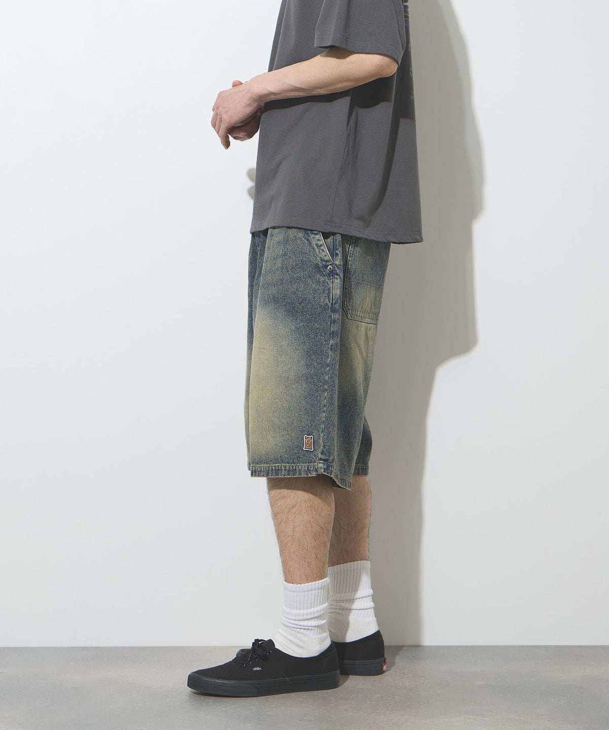 Philip Lumbang イージーデニムショートパンツ メンズ