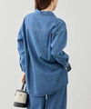 [値下げ]Idnes  デニムスキッパーブラウス レディース商品サムネイル-5