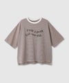 Idnes  ピンボーダーロゴTシャツ レディース メール便 対応商品商品サムネイル-4