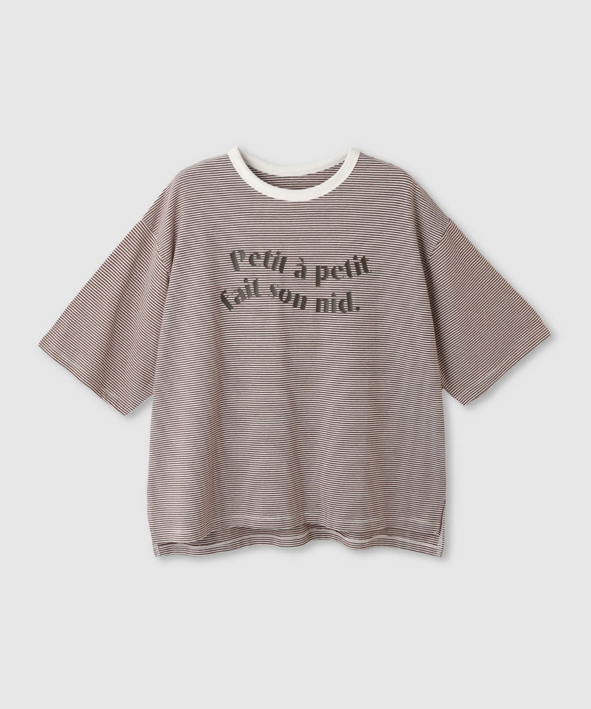 Idnes ピンボーダーロゴTシャツ レディース メール便 対応商品