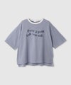 Idnes ピンボーダーロゴTシャツ レディース メール便 対応商品