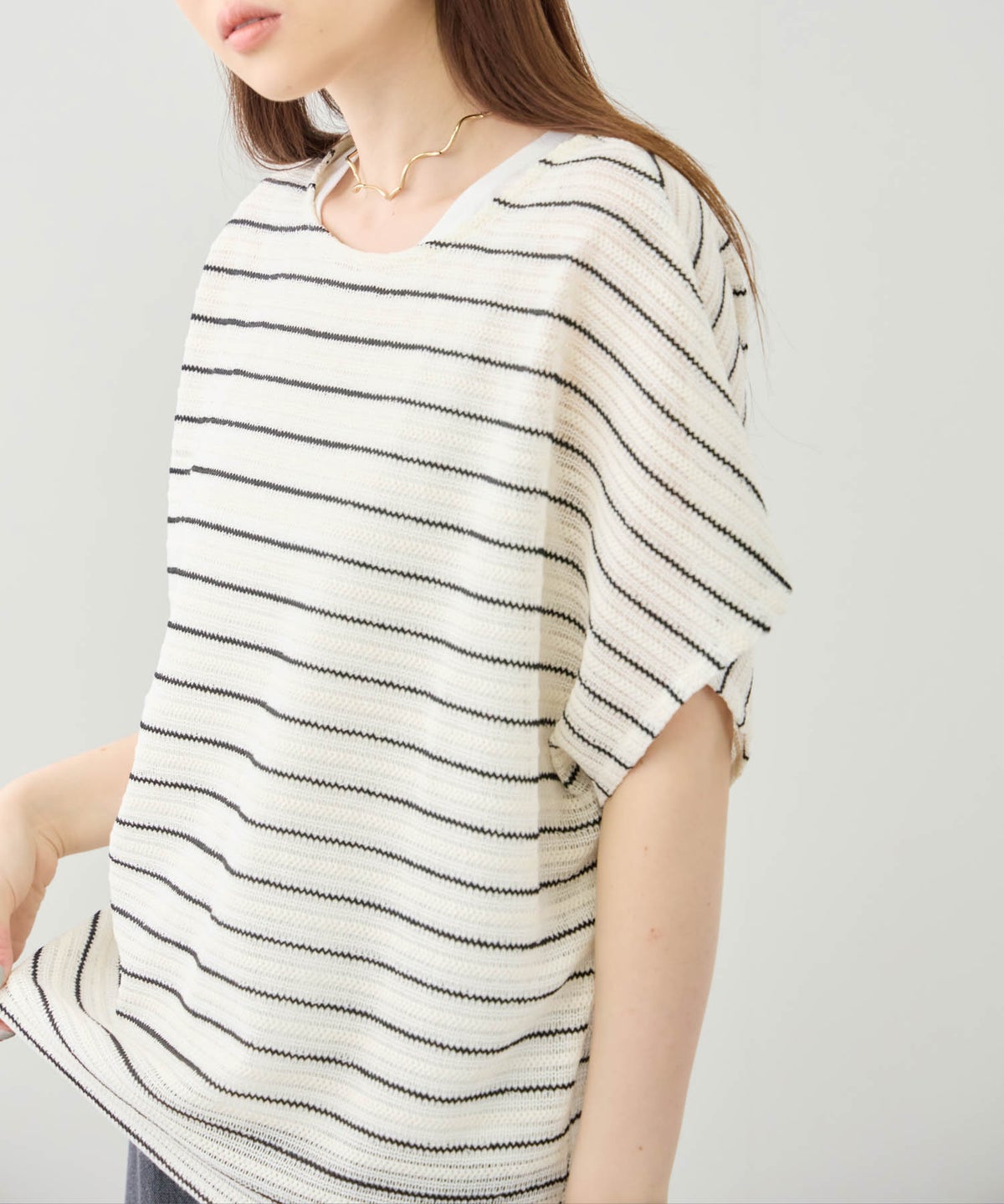 Idnes ラッセルレースプルオーバー×タンクトップセット レディース