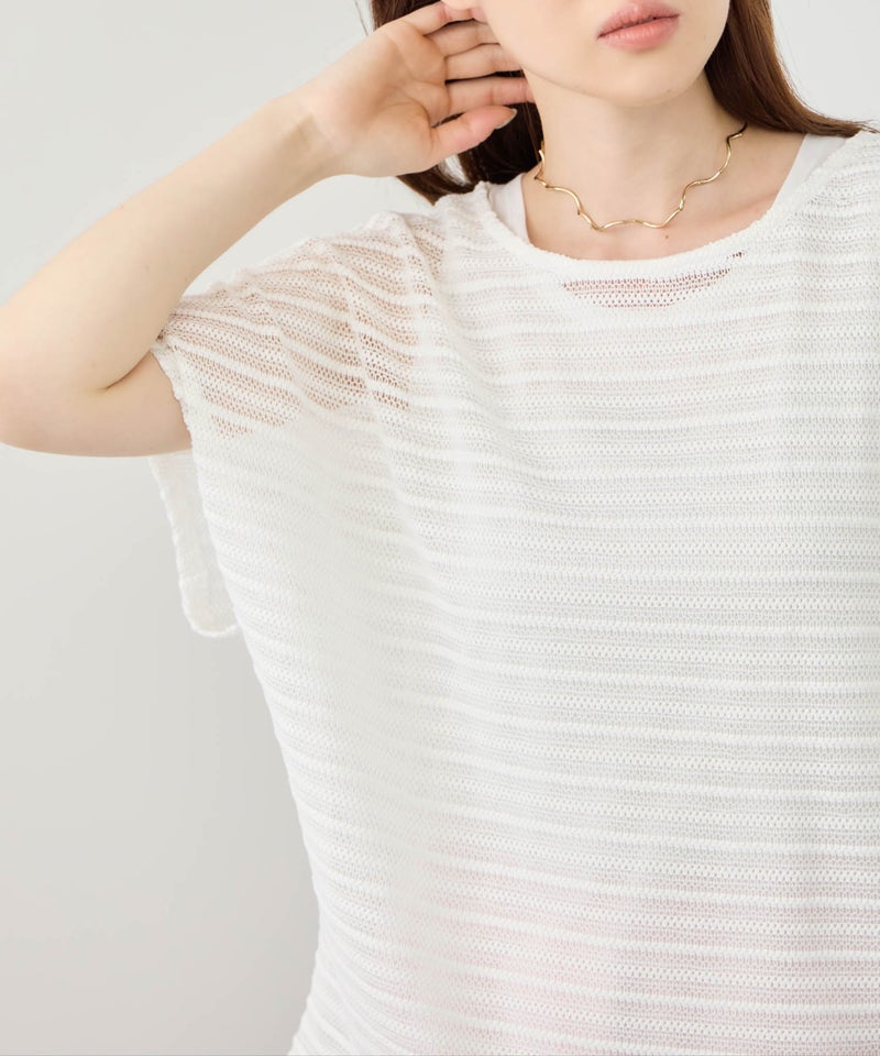 Idnes  ラッセルレースプルオーバー×タンクトップセット レディース商品画像-11