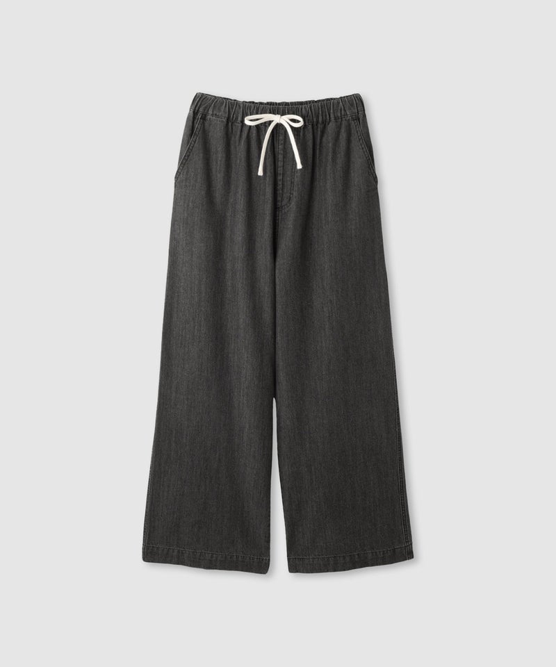 Idnes  デニムイージーワイドパンツ レディース商品画像-1