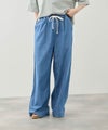 Idnes デニムイージーワイドパンツ レディース商品サムネイル-2