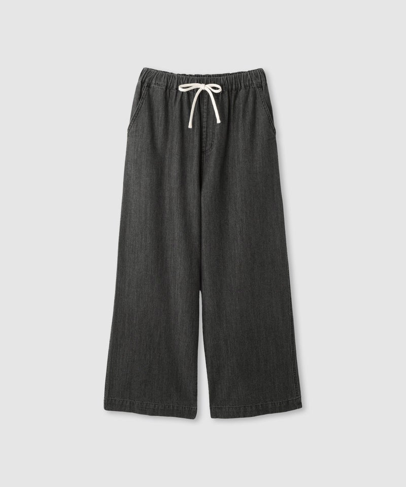 Idnes デニムイージーワイドパンツ レディース商品画像-9